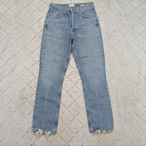 Citizens of Humanity Jeans Womens 25 Blue Dimple Jolene High Rise Vintage Slim - Picture 1 of 12